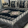4Pc Velvet Jaquard Bedsheet King Size