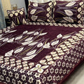 4Pc Velvet Jaquard Bedsheet King Size