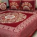 4Pc Velvet Jaquard Bedsheet King Size