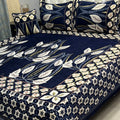 4Pc Velvet Jaquard Bedsheet King Size