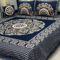 4Pc Velvet Jaquard Bedsheet King Size